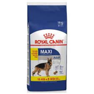 Royal Canin Maxi Adult 15kg + 3kg